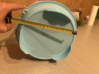 Gabbietta per uccelli azzurra