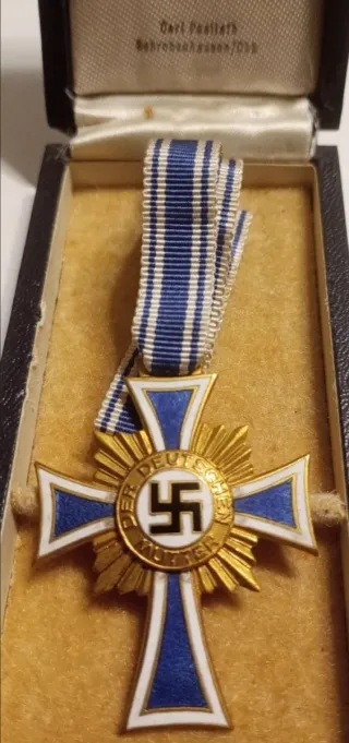 Militaria Cruz de Mãe Alemã Ouro Nível I