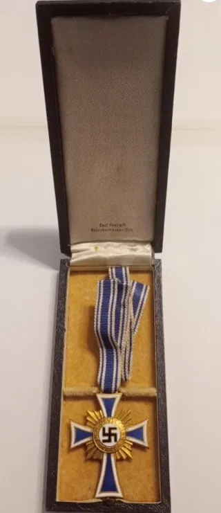 Militaria Cruz de Mãe Alemã Ouro Nível I