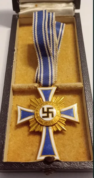 Militaria Cruz de Mãe Alemã Ouro Nível I