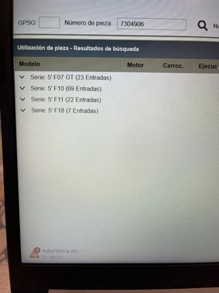 Módulo faro bmw serie 5 f10  63 11 7 304 906