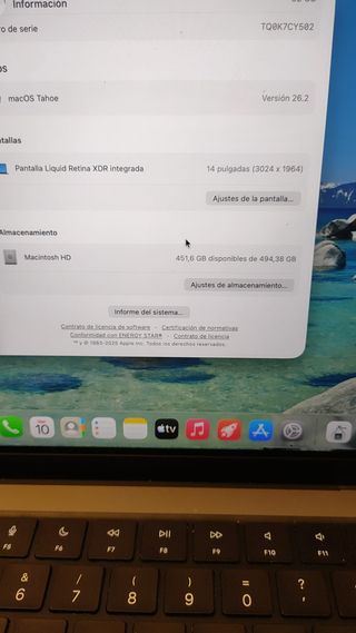 MACBOOK PRO M1 14'' 32 GB RAM PRACTICAMENTE NUEVO