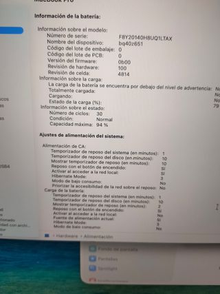 MACBOOK PRO M1 14'' 32 GB RAM PRACTICAMENTE NUEVO