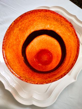 Vaso in vetro di Murano Vintage Anni '70/'80