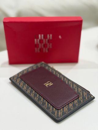 Cartera Tarjetero CH - Color vino