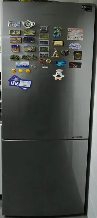 Nevera Samsung inox No Frost 210 cm Inverter A+++