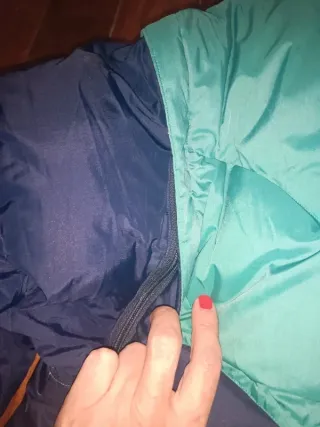 Chaqueta D Pluma Vintage Talla 16 como S