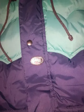 Chaqueta D Pluma Vintage Talla 16 como S