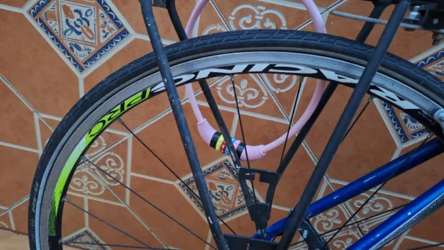 Bicicleta de carretera Decathlon azul