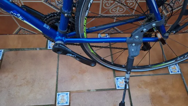 Bicicleta de carretera Decathlon azul