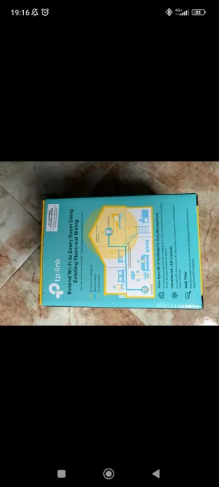 TP-Link Powerline Wi-Fi Extender AV600