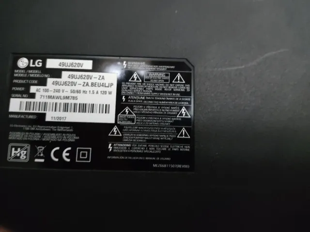 Televisor LG Negro Multicolor