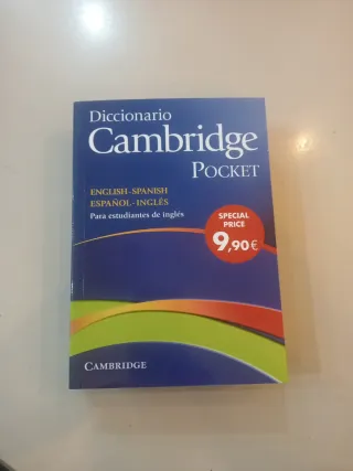 Diccionario inglés POCKET Cambridge SpanishEnglish