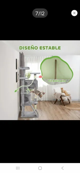 Rascador arbol para gato BEIGE