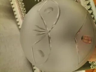 Globo vetro smerigliato vintage