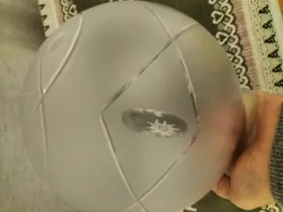 Globo vetro smerigliato vintage