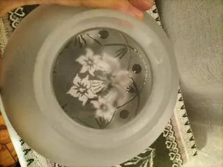 Globo vetro smerigliato vintage