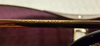 Gafas de sol Giorgio Armani doradas y moradas