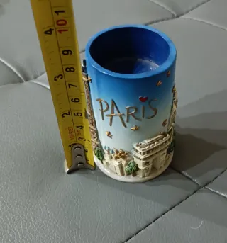Portacandela in ceramica souvenir di Parigi