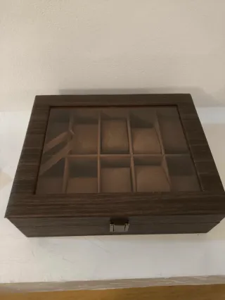 Scatola porta orologi con 10 posti