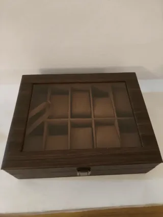Scatola porta orologi con 10 posti