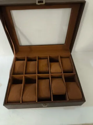 Scatola porta orologi con 10 posti