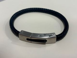 Pulsera Lotus Cuero y Acero