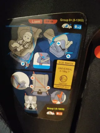 Silla coche grupo 0+, 1 (hasta 18 kg)
