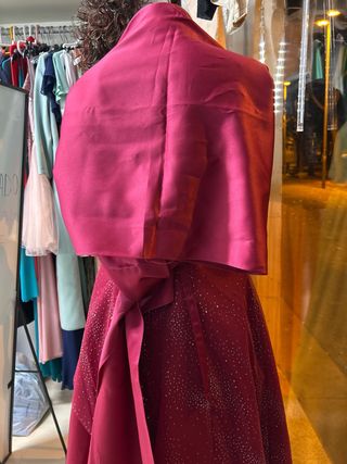 Vestido de fiesta rosa/rojo