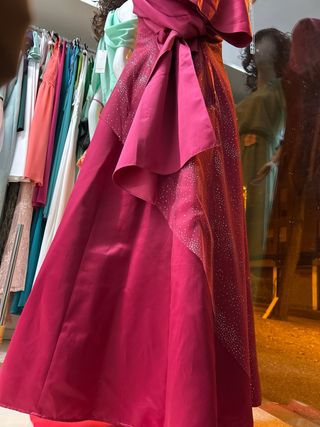 Vestido de fiesta rosa/rojo