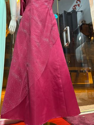 Vestido de fiesta rosa/rojo