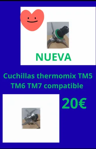 CUCHILLAS NUEVA  TM5 TM6  TM7 THERMOMIX COMPATIBLE