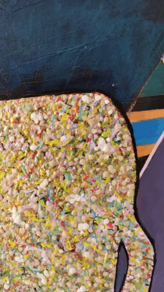 Cuadro Original Toro Acrílico Madera