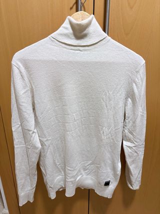 Jersey Replay Cuello Alto Blanco