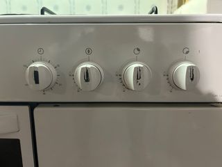 Cocina de gas Zanussi blanca 5 fuegos