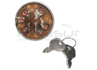 LLAVE DE CONTACTO ARRANQUE 6 POLOS CORTACÉSPED