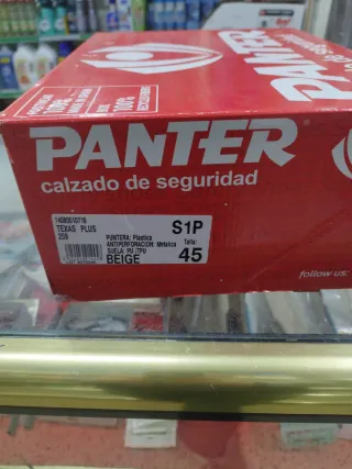 Botas de seguridad Panter Beige/Negro