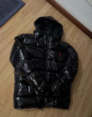 Giacca Ralph Lauren nera lucida