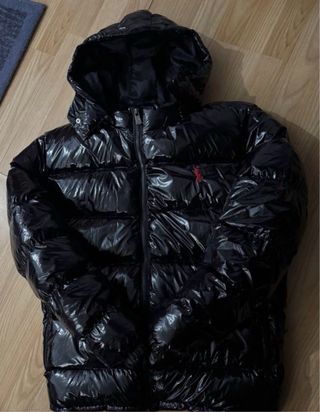 Giacca Ralph Lauren nera lucida