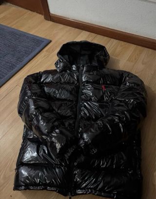 Giacca Ralph Lauren nera lucida