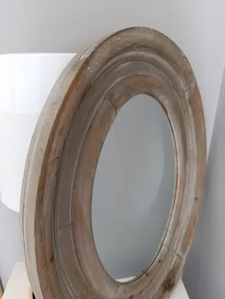 Espejo Ovalado Madera La Maison du Monde
