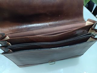 Maletín cuero hecho a mano con llave