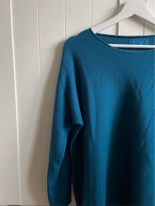 Jersey azul tacto suave