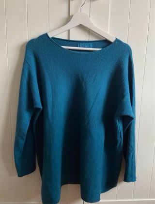 Jersey azul tacto suave