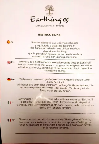 Sábana Grounding de algodón orgánico
