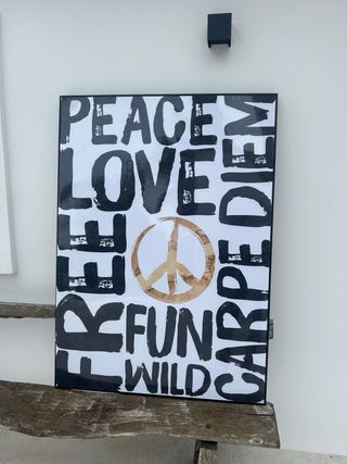 Póster Grande Paz Amor Carpe Diem