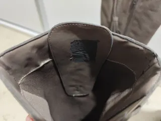 Botas de piel marrones. Talla 38