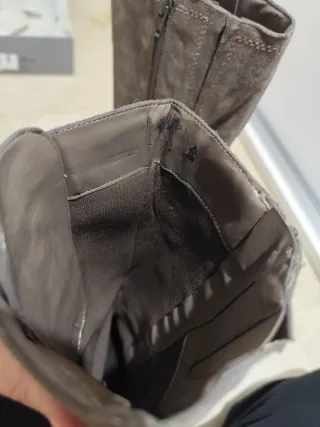 Botas de piel marrones. Talla 38