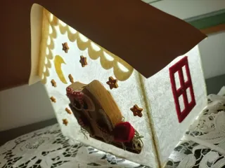 Lampada casa realizzata  con gufo