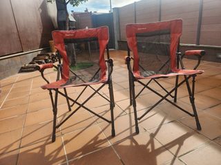 2 Sillas de Camping Quechua Rojas